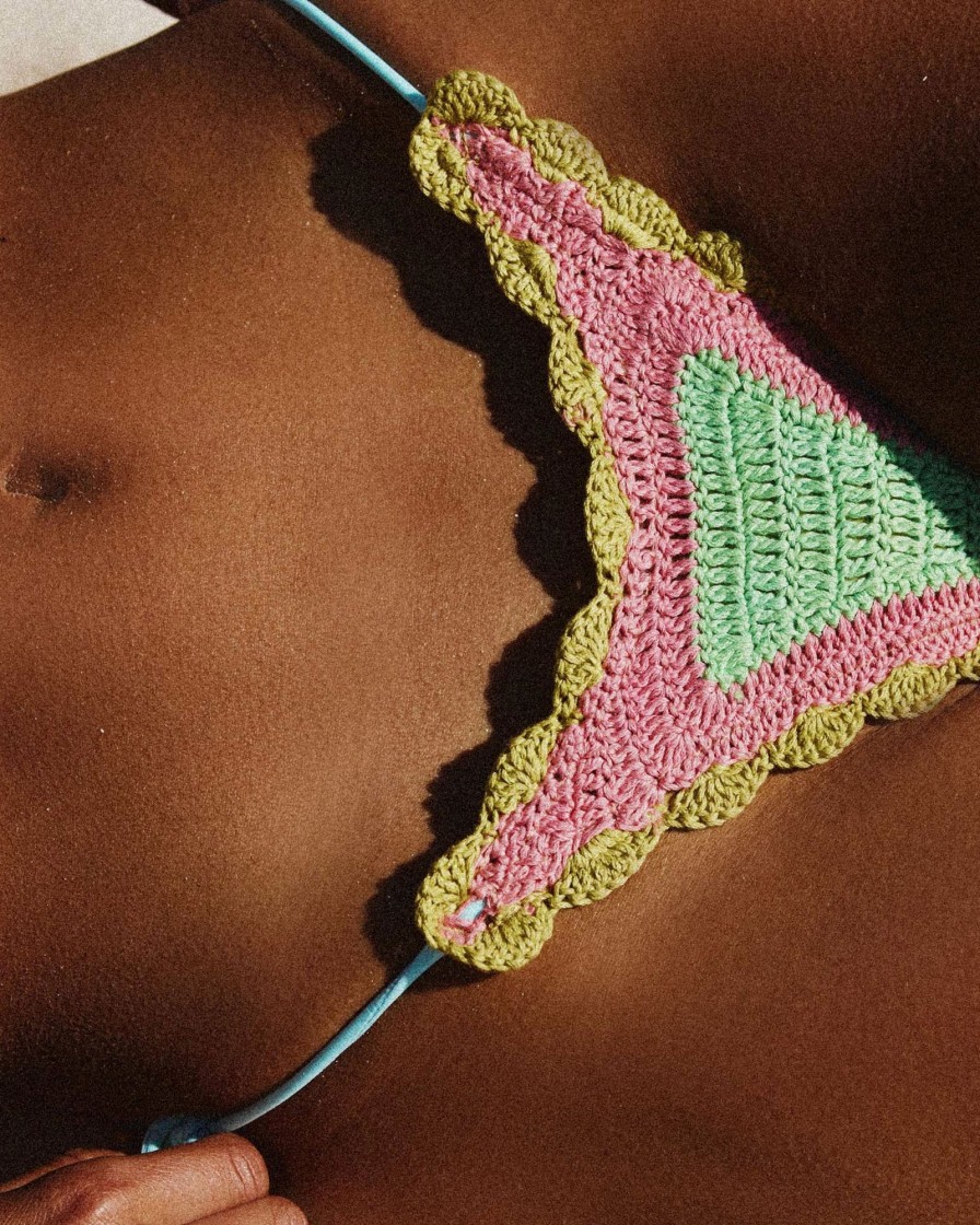 Bikini Bottoms It's Now Cool | Crochet Tie Pant - Paddle Pop