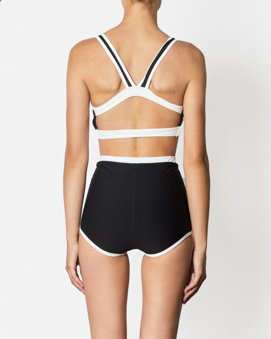 Contour Swimwear It's Now Cool | Contour Duo Shortie - Black & White