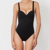 One Pieces It's Now Cool | Contour Curve One Piece - Black