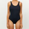 One Pieces It's Now Cool | Backless One Piece - Crimped Black