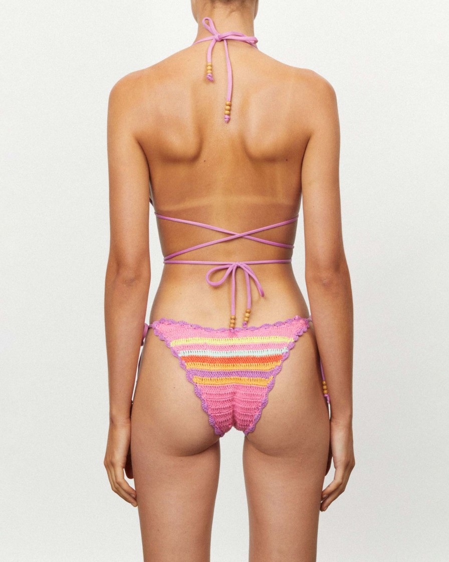 Bikini Bottoms It's Now Cool | Crochet Tie Pant - Vida