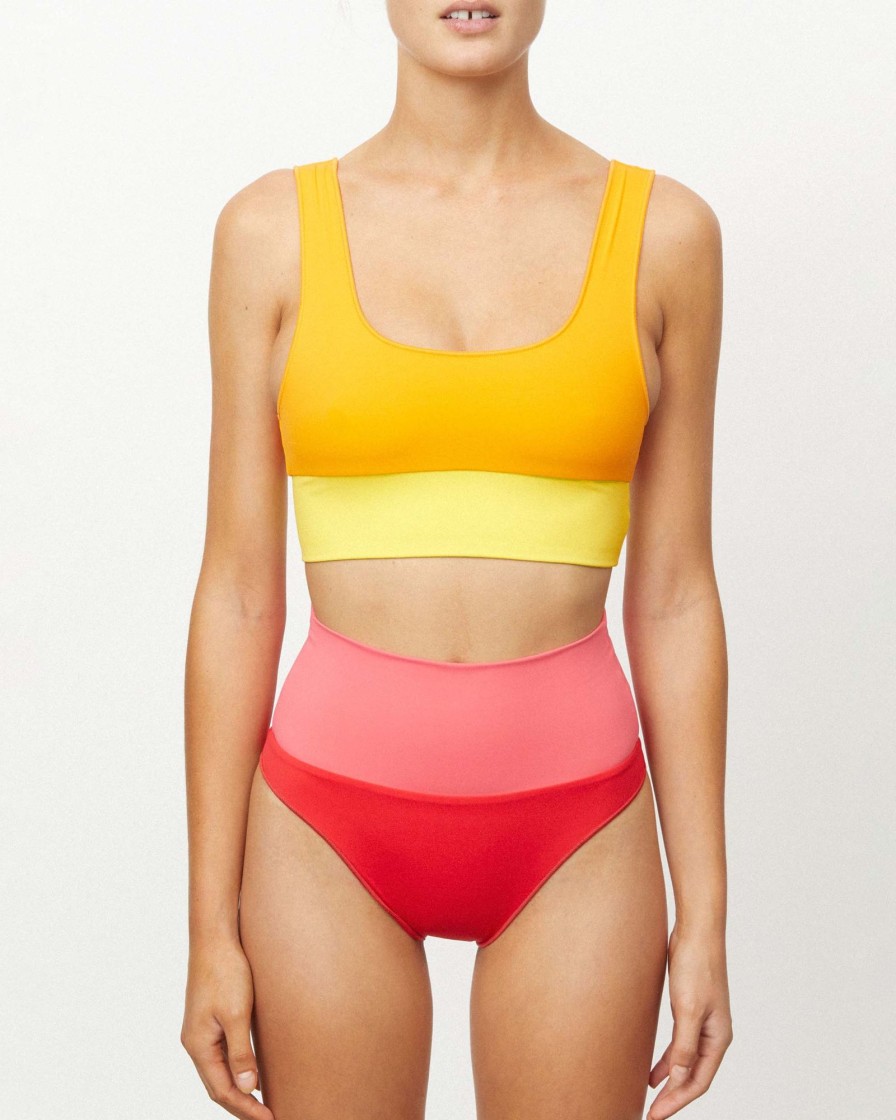 Bikini Tops It's Now Cool | Contour Crop Top - Phoenix