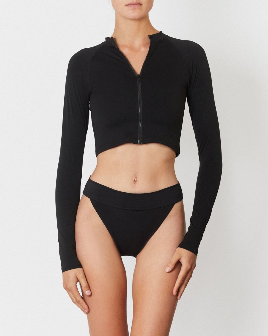 Contour Swimwear It's Now Cool | Contour Rashguard - Black